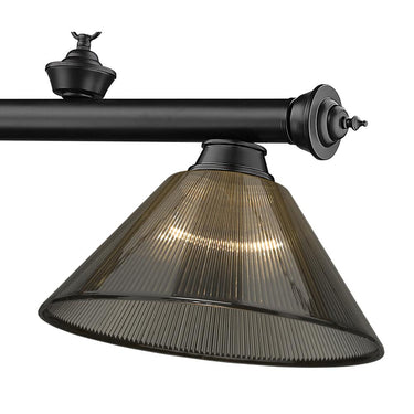 Z-Lite Cordon Three Light Billiard - 2306-3-BILL-ARCSHADE 52