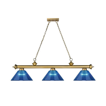 Z-Lite Cordon Three Light Billiard - 2306-3-BILL-ARCSHADE 56