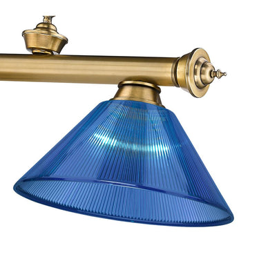 Z-Lite Cordon Three Light Billiard - 2306-3-BILL-ARCSHADE 58