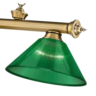 Z-Lite Cordon Three Light Billiard - 2306-3-BILL-ARCSHADE 64