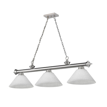 Z-Lite Cordon Three Light Billiard - 2306-3-BILL-ASHADE 11