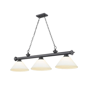 Z-Lite Cordon Three Light Billiard - 2306-3-BILL-ASHADE 14