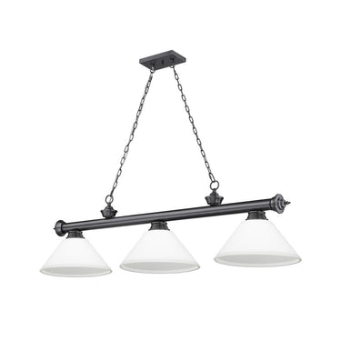 Z-Lite Cordon Three Light Billiard - 2306-3-BILL-ASHADE 18