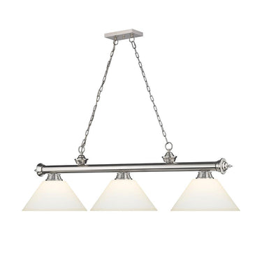 Z-Lite Cordon Three Light Billiard - 2306-3-BILL-ASHADE 2