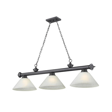 Z-Lite Cordon Three Light Billiard - 2306-3-BILL-ASHADE 21