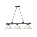 Z-Lite Cordon Three Light Billiard - 2306-3-BILL-ASHADE 23