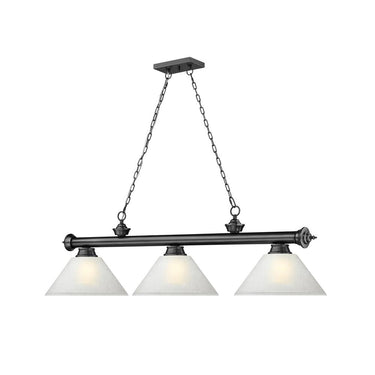 Z-Lite Cordon Three Light Billiard - 2306-3-BILL-ASHADE 23
