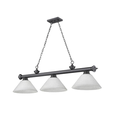 Z-Lite Cordon Three Light Billiard - 2306-3-BILL-ASHADE 25