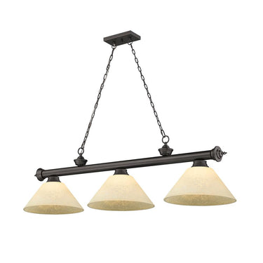 Z-Lite Cordon Three Light Billiard - 2306-3-BILL-ASHADE 27