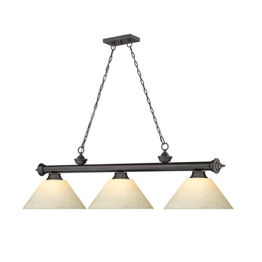 Z-Lite Cordon Three Light Billiard - 2306-3-BILL-ASHADE 29