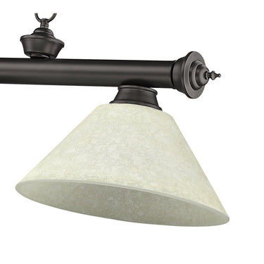 Z-Lite Cordon Three Light Billiard - 2306-3-BILL-ASHADE 30