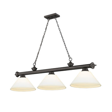 Z-Lite Cordon Three Light Billiard - 2306-3-BILL-ASHADE 34