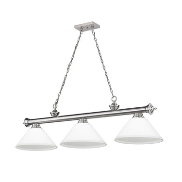 Z-Lite Cordon Three Light Billiard - 2306-3-BILL-ASHADE 4
