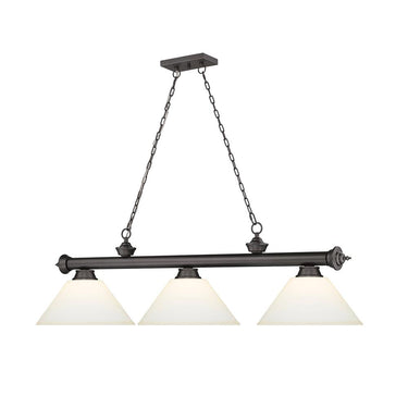 Z-Lite Cordon Three Light Billiard - 2306-3-BILL-ASHADE 36