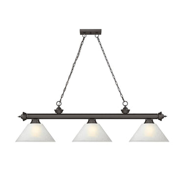 Z-Lite Cordon Three Light Billiard - 2306-3-BILL-ASHADE 40
