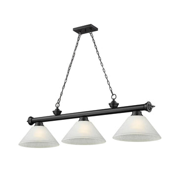 Z-Lite Cordon Three Light Billiard - 2306-3-BILL-ASHADE 52