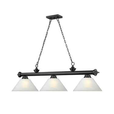 Z-Lite Cordon Three Light Billiard - 2306-3-BILL-ASHADE 54