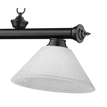 Z-Lite Cordon Three Light Billiard - 2306-3-BILL-ASHADE 55