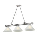 Z-Lite Cordon Three Light Billiard - 2306-3-BILL-ASHADE 7