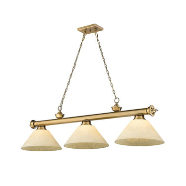 Z-Lite Cordon Three Light Billiard - 2306-3-BILL-ASHADE 59