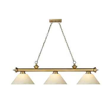 Z-Lite Cordon Three Light Billiard - 2306-3-BILL-ASHADE 60