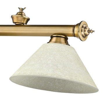Z-Lite Cordon Three Light Billiard - 2306-3-BILL-ASHADE 62
