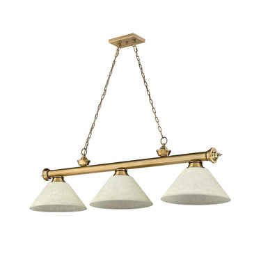 Z-Lite Cordon Three Light Billiard - 2306-3-BILL-ASHADE 63