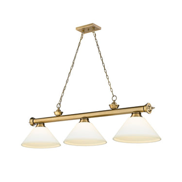 Z-Lite Cordon Three Light Billiard - 2306-3-BILL-ASHADE 67