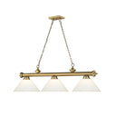 Z-Lite Cordon Three Light Billiard - 2306-3-BILL-ASHADE 69