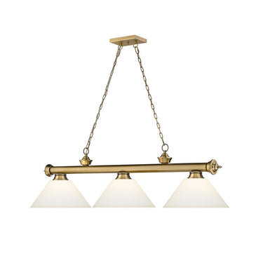 Z-Lite Cordon Three Light Billiard - 2306-3-BILL-ASHADE 69