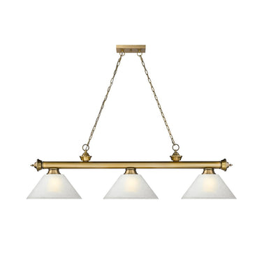 Z-Lite Cordon Three Light Billiard - 2306-3-BILL-ASHADE 75