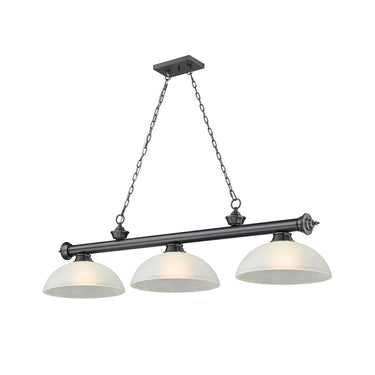 Z-Lite Cordon Three Light Billiard - 2306-3-BILL-DSHADE 22
