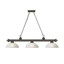 Z-Lite Cordon Three Light Billiard - 2306-3-BILL-DSHADE 42