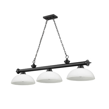 Z-Lite Cordon Three Light Billiard - 2306-3-BILL-DSHADE 52