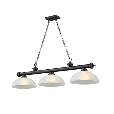 Z-Lite Cordon Three Light Billiard - 2306-3-BILL-DSHADE 55