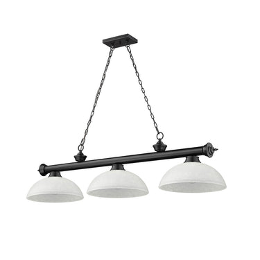 Z-Lite Cordon Three Light Billiard - 2306-3-BILL-DSHADE 59