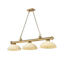 Z-Lite Cordon Three Light Billiard - 2306-3-BILL-DSHADE 62