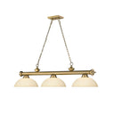 Z-Lite Cordon Three Light Billiard - 2306-3-BILL-DSHADE 64