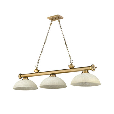 Z-Lite Cordon Three Light Billiard - 2306-3-BILL-DSHADE 66