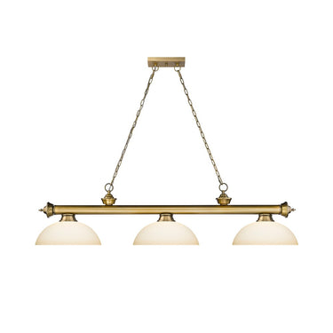 Z-Lite Cordon Three Light Billiard - 2306-3-BILL-DSHADE 70