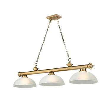 Z-Lite Cordon Three Light Billiard - 2306-3-BILL-DSHADE 75