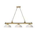 Z-Lite Cordon Three Light Billiard - 2306-3-BILL-DSHADE 76