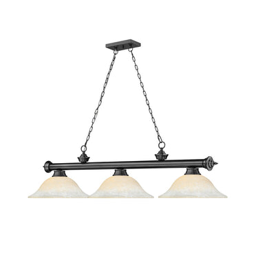 Z-Lite Cordon Three Light Billiard - 2306-3-BILL-GL16SHADE 10