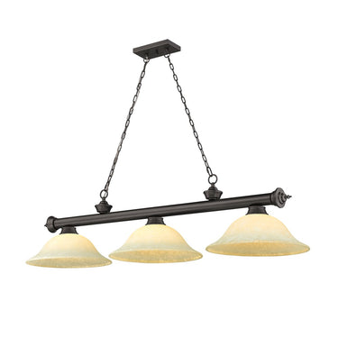 Z-Lite Cordon Three Light Billiard - 2306-3-BILL-GL16SHADE 15