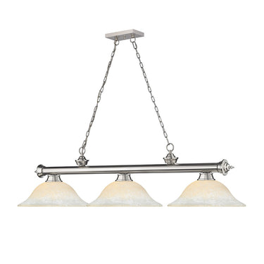 Z-Lite Cordon Three Light Billiard - 2306-3-BILL-GL16SHADE 2