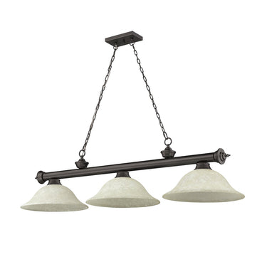 Z-Lite Cordon Three Light Billiard - 2306-3-BILL-GL16SHADE 19