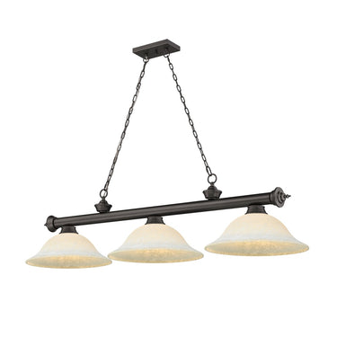 Z-Lite Cordon Three Light Billiard - 2306-3-BILL-GL16SHADE 22