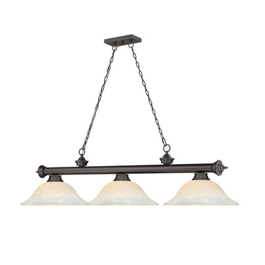 Z-Lite Cordon Three Light Billiard - 2306-3-BILL-GL16SHADE 24