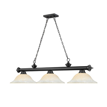 Z-Lite Cordon Three Light Billiard - 2306-3-BILL-GL16SHADE 30