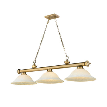 Z-Lite Cordon Three Light Billiard - 2306-3-BILL-GL16SHADE 42